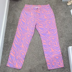 Shein Zebra Print Pants